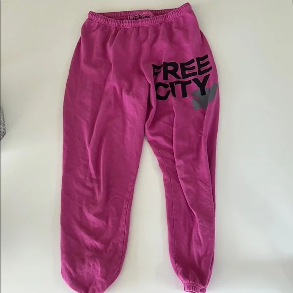 Free City Pink Sweatpants - Picture 2 of 4